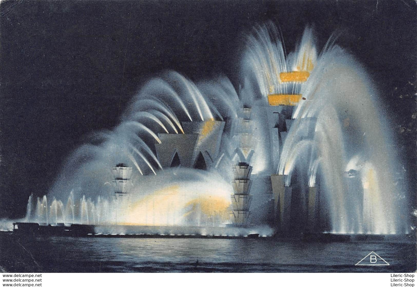 PARIS►75►CPA► EXPOSITION COLONIALE INTERNATIONALE 1931 LE THÉÂTRE D'EAU- ARCHITECTES GRANET & EXPERT►ÉDIT. BRAUN - Mostre