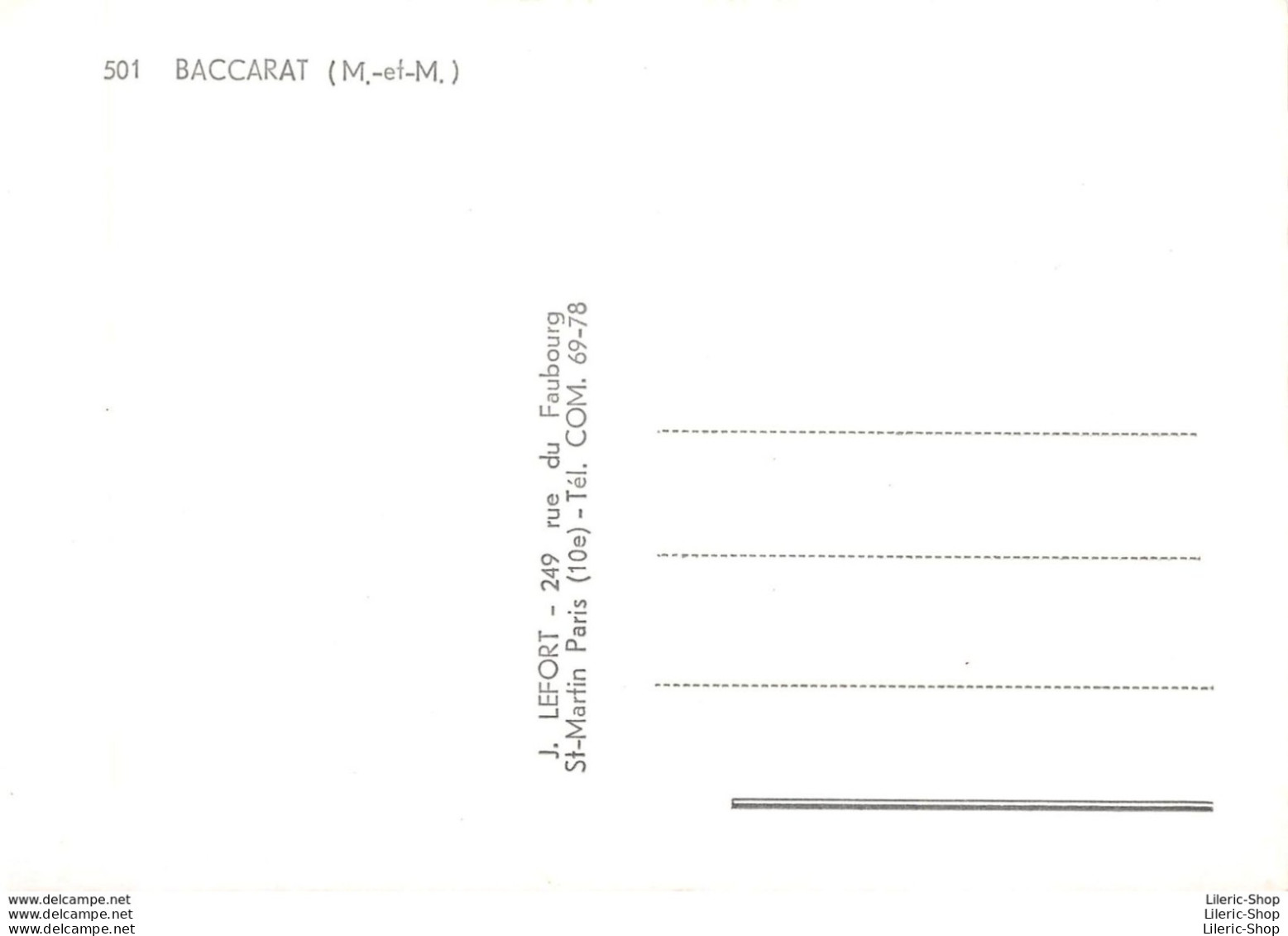 BACCARAT►54►CPSM►MULTIVUES►ÉDITIONS J. LEFORT - Baccarat