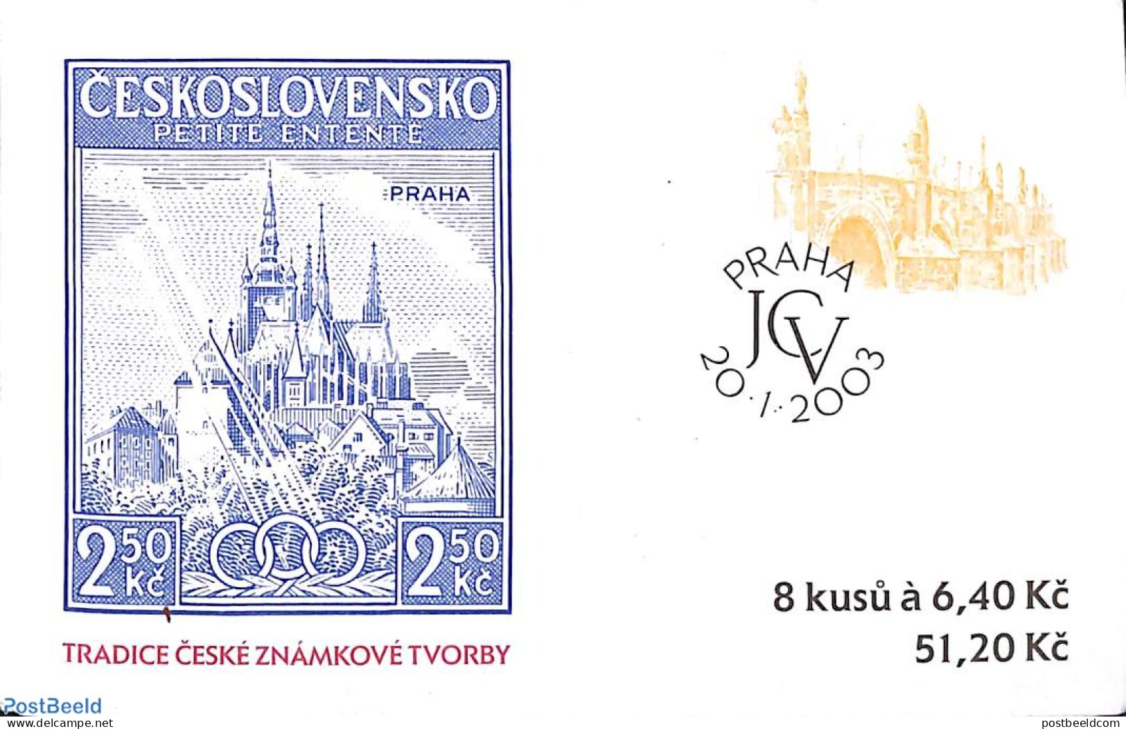 Czech Republic 2003 Traditions Booklet, Mint NH, Stamp Booklets - Stamps On Stamps - Sonstige & Ohne Zuordnung