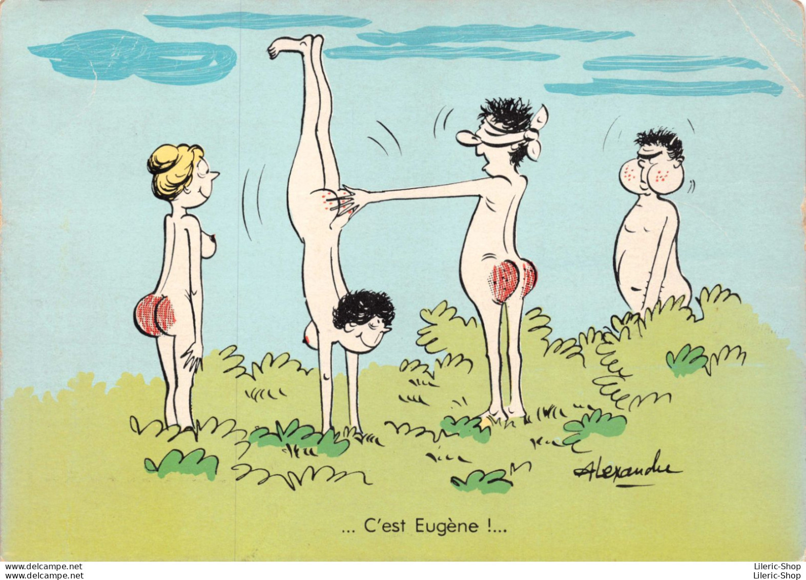 HUMOUR GRIVOIS - Illustration Signée Alexandre -  "C'est Eugène".. Cpsm GF - Humor