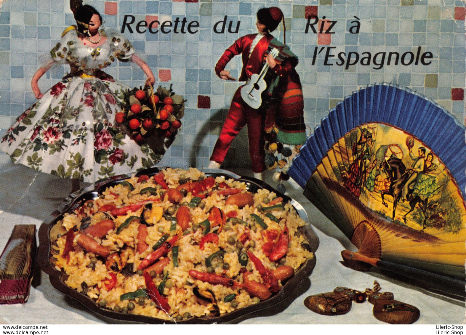 Recette De Cuisine - Recette Du Riz à L'espagnole Cpm GF Dentelée - Küchenrezepte