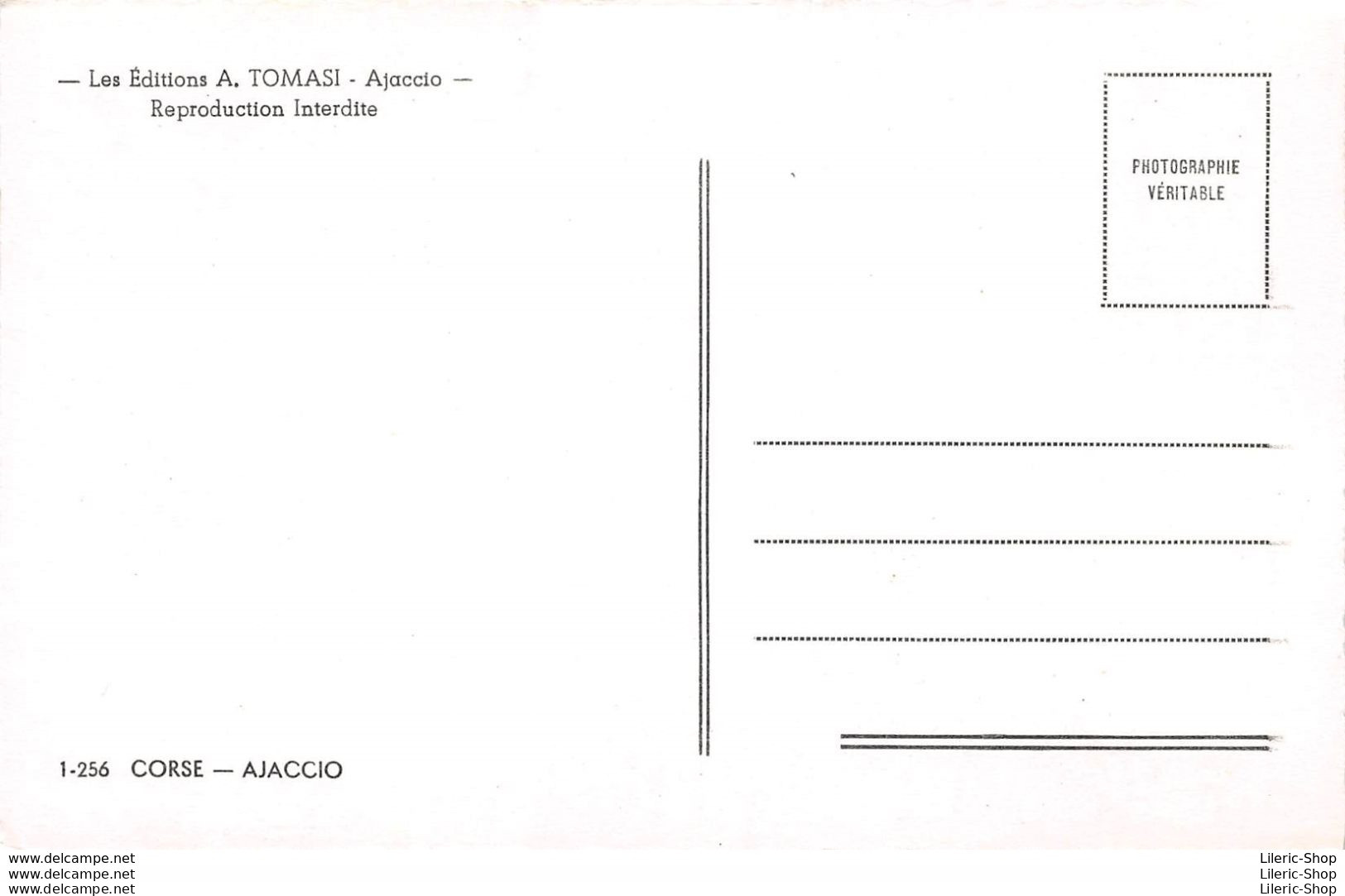 [2A] AJACCIO VUE GÉNÉRALE DE LA VILLE ET DU GOLFE N°2  ÉDITIONS TOMASI  CPSM PF Dentelée ± 1960 - Ajaccio