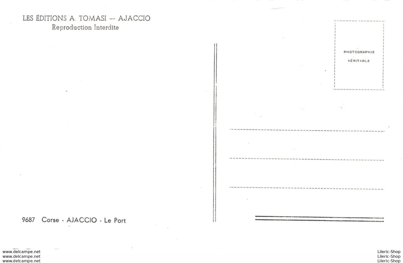 [2A] AJACCIO - LE PORT ÉDITIONS TOMASI - CPSM PF Dentelée ± 1960 - Ajaccio