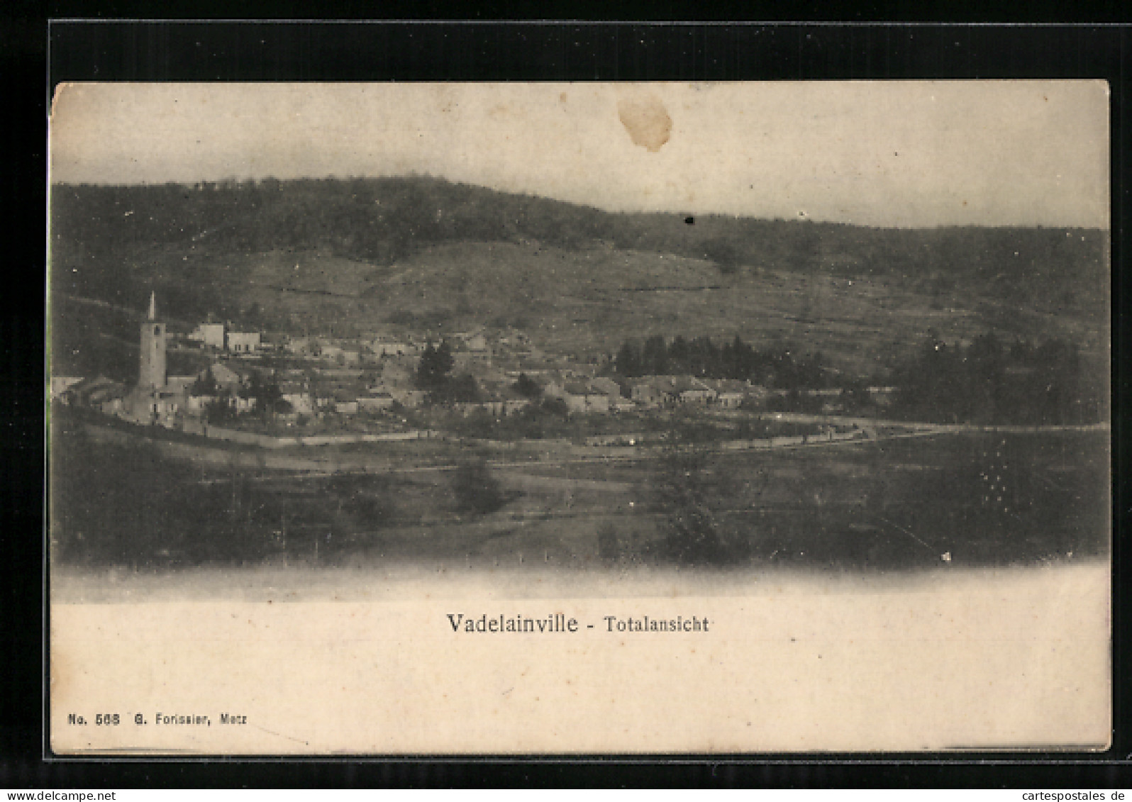 CPA Vandelainville, Vue Générale Avec Umgebung  - Sonstige & Ohne Zuordnung