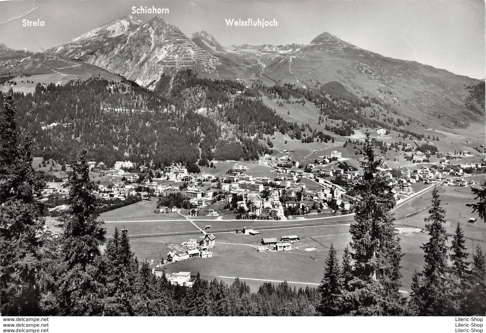 SUISSE SCHWEIZ►GR - DAVOS MIT PARSENNBAHN U. WEISSFLUHJOCH  Cpsm 1961 ♣♣♣ - Davos