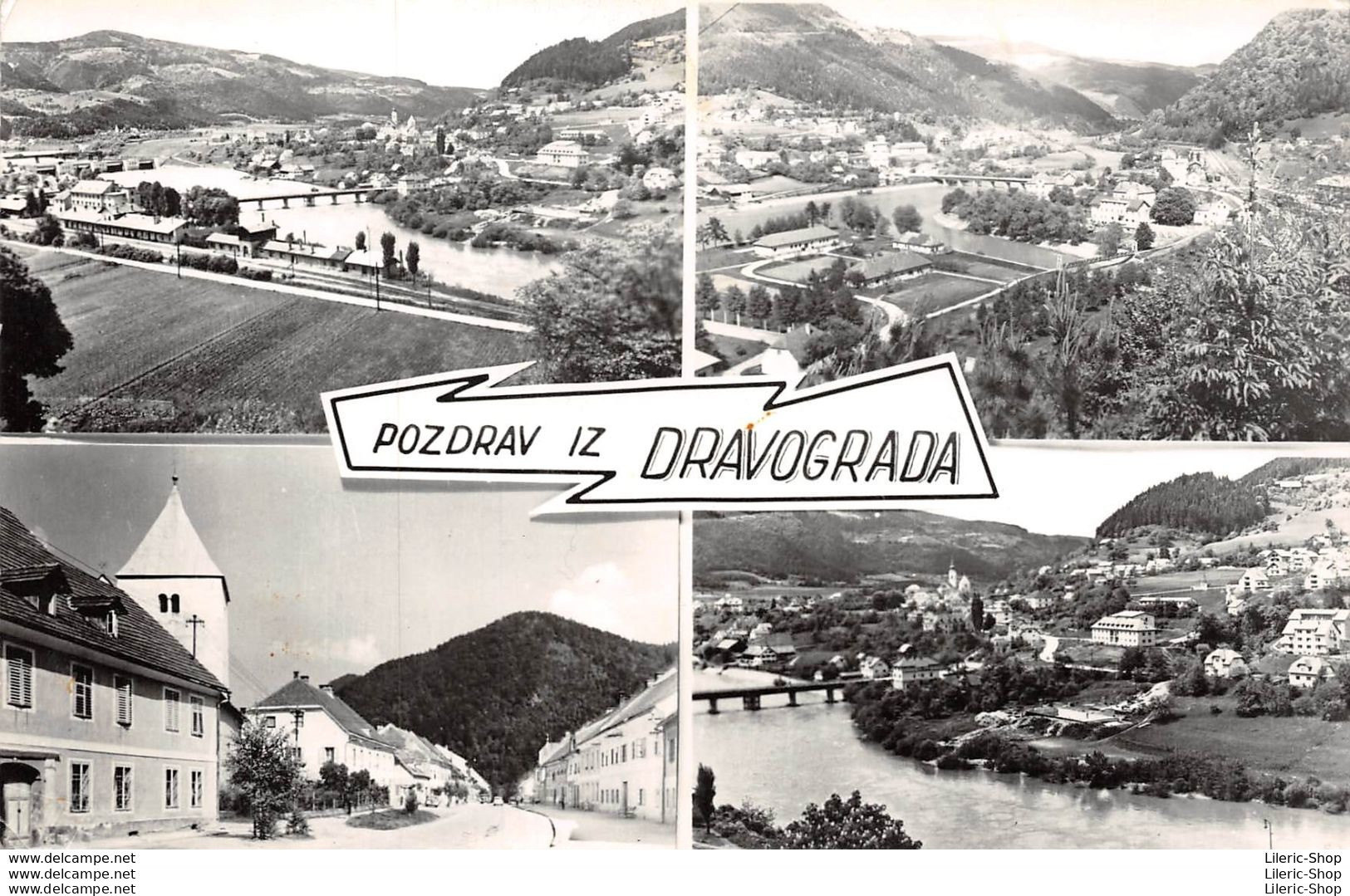 SLOVENIJA SLOVÉNIE SLOVENIA - POZDRAV IZ DRAVOGRADA Cpsm GF  1967 ♦♦♦ - Slovénie