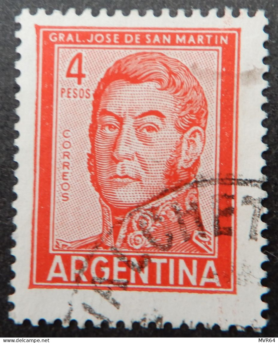 Argentinië Argentinia 1961 1969 (1) General San Martin - Used Stamps