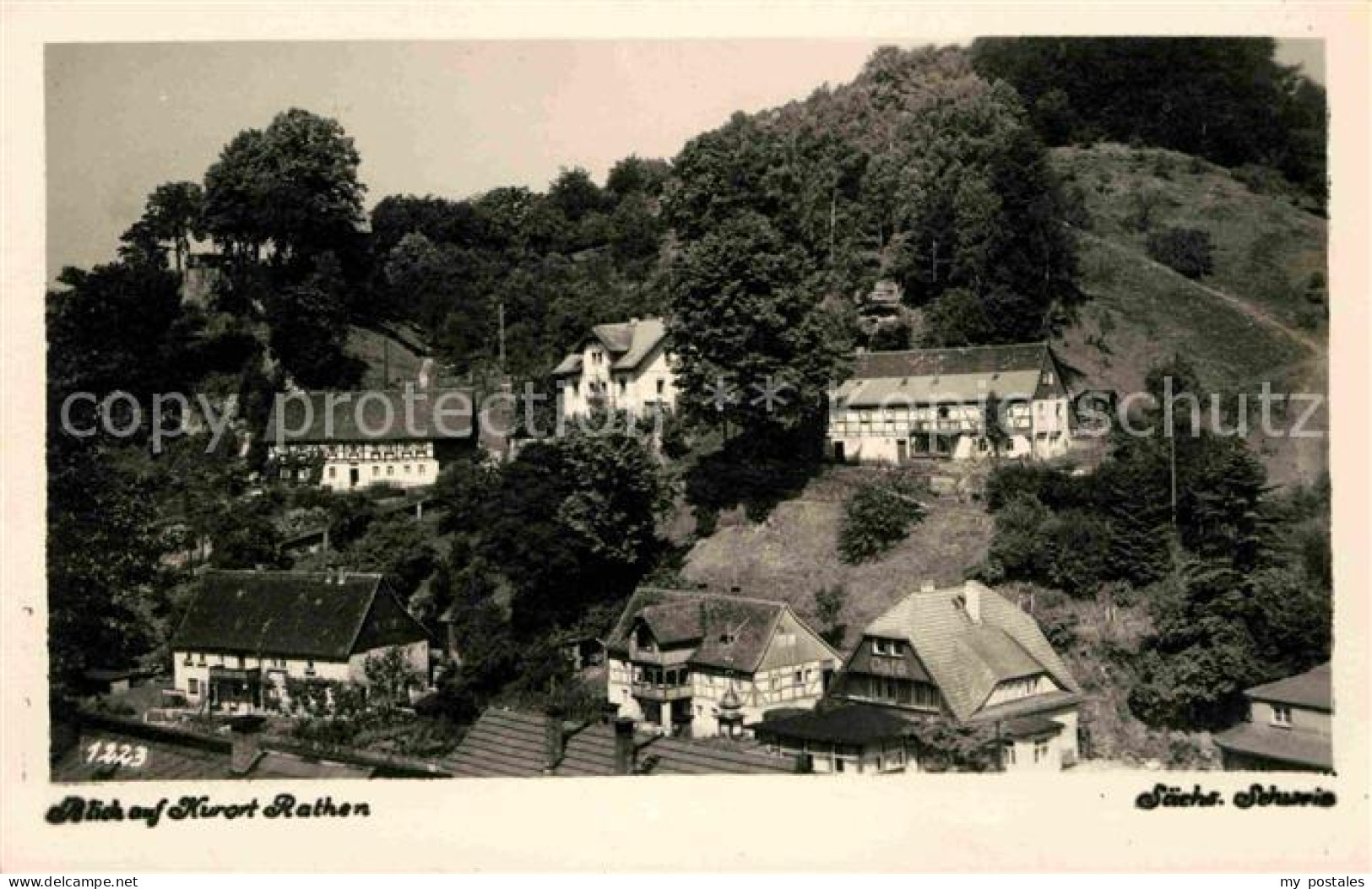 72639832 Rathen Saechsische Schweiz Panorama Rathen Sachsen - Rathen