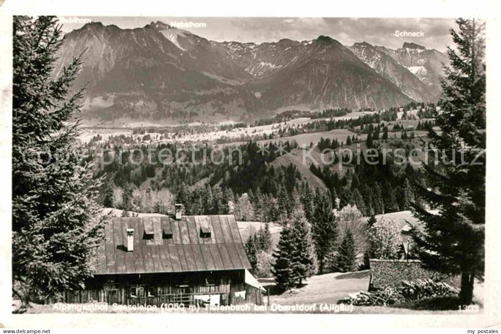 72639804 Oberstdorf Alpengasthof Sesselalpe Tiefenbach Anatswald - Oberstdorf