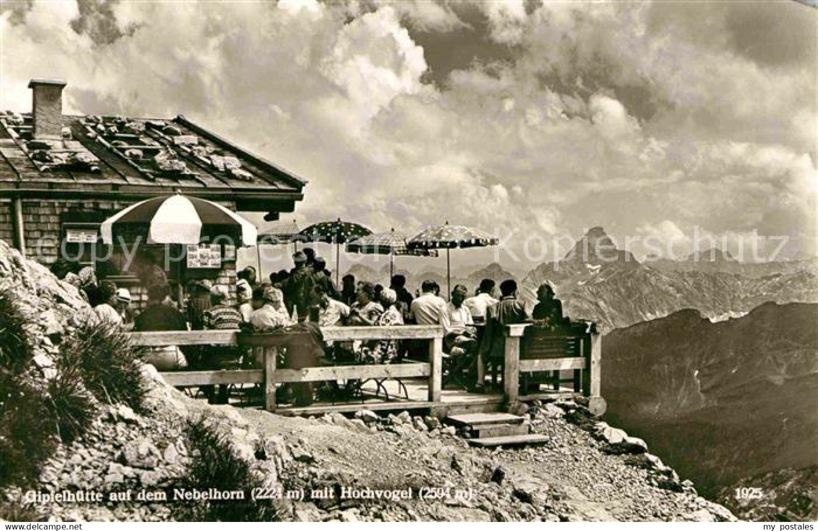 72639793 Nebelhorn Gipfelhuette Hochvogel Oberstdorf - Oberstdorf