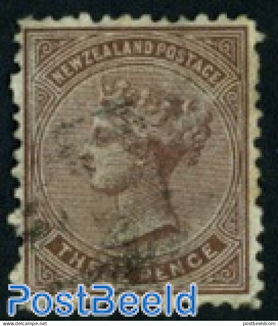 New Zealand 1974 3P Brown, Perf. 12.5, Used, Used Stamps - Gebraucht