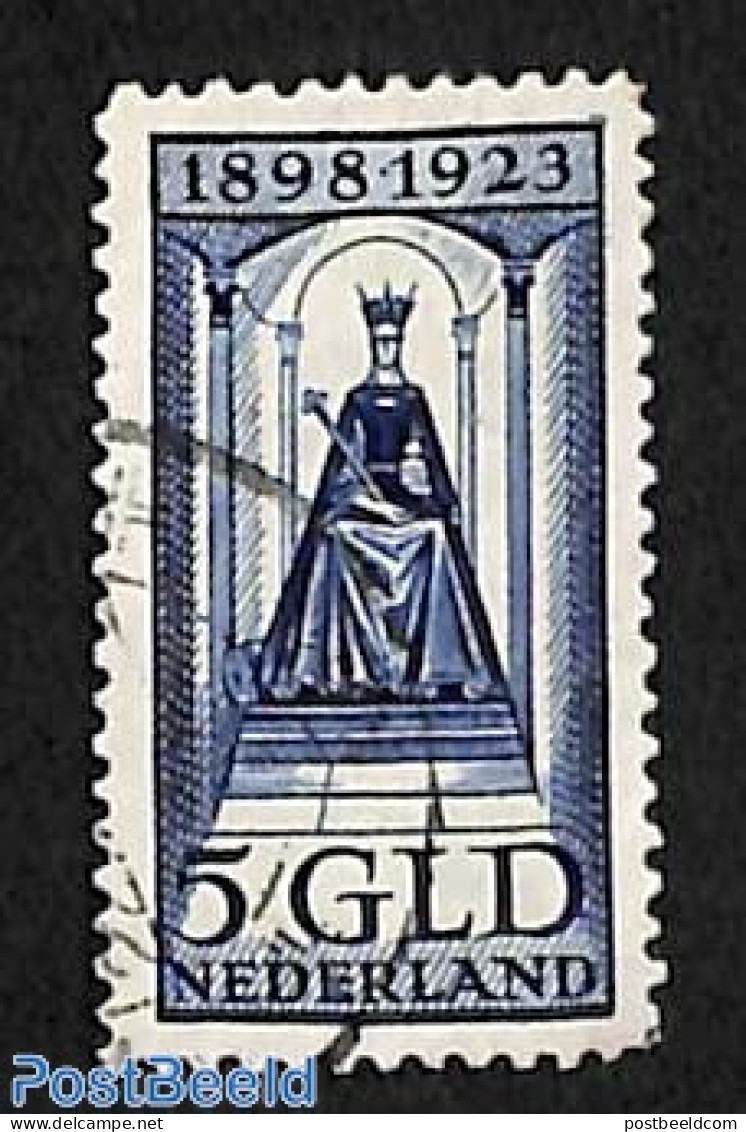 Netherlands 1923 5G Blue, Used Stamps - Gebraucht