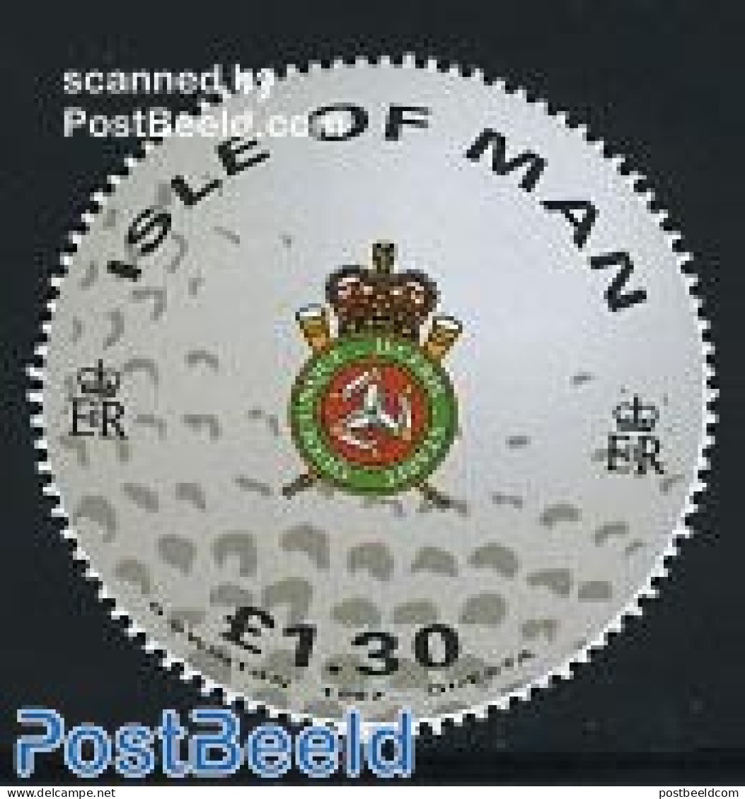 Isle Of Man 1997 Golf 1v, Mint NH, Sport - Various - Golf - Round-shaped Stamps - Golf