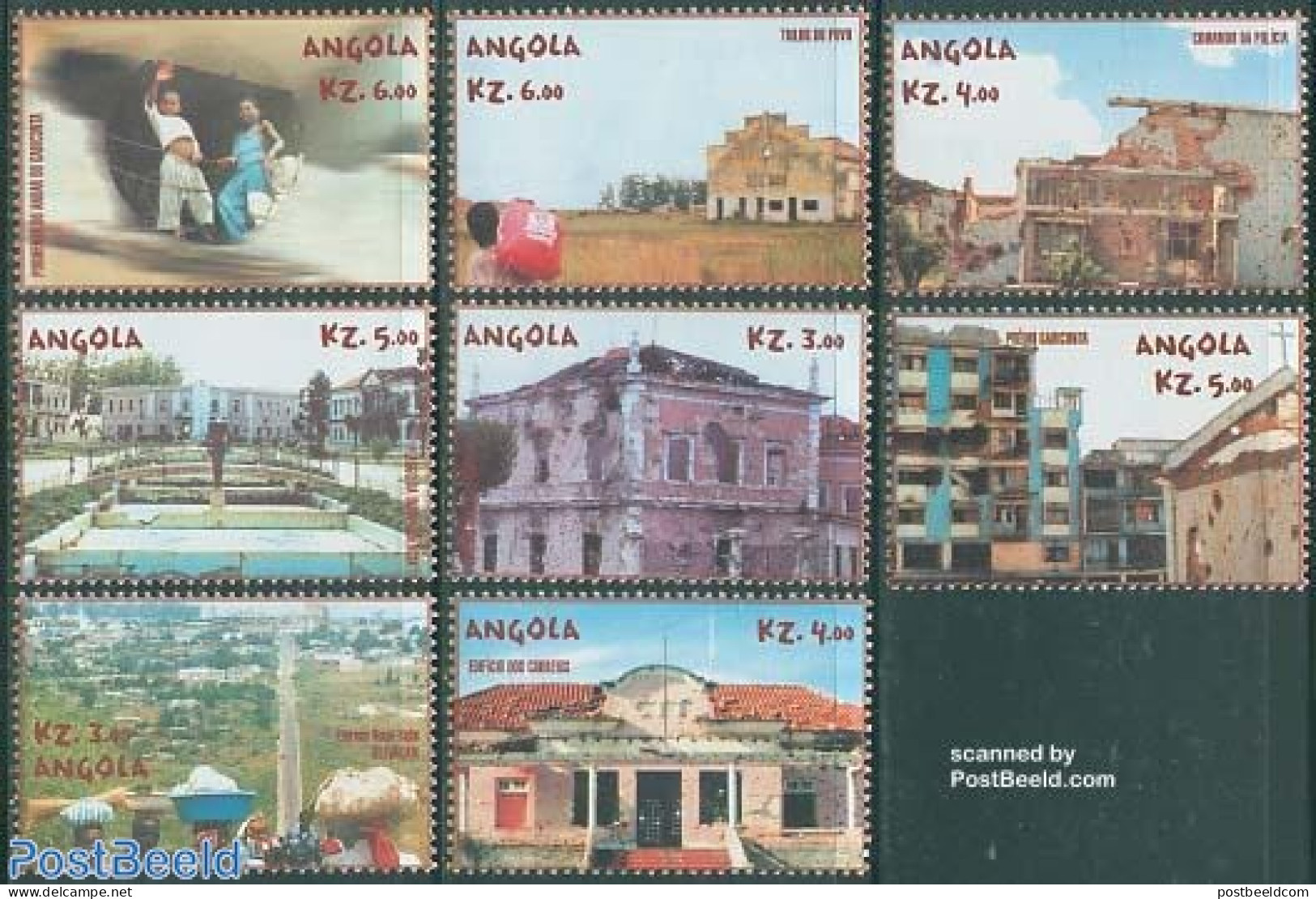Angola 2000 Refugees 8v, Mint NH, History - Various - Refugees - Police - Rifugiati