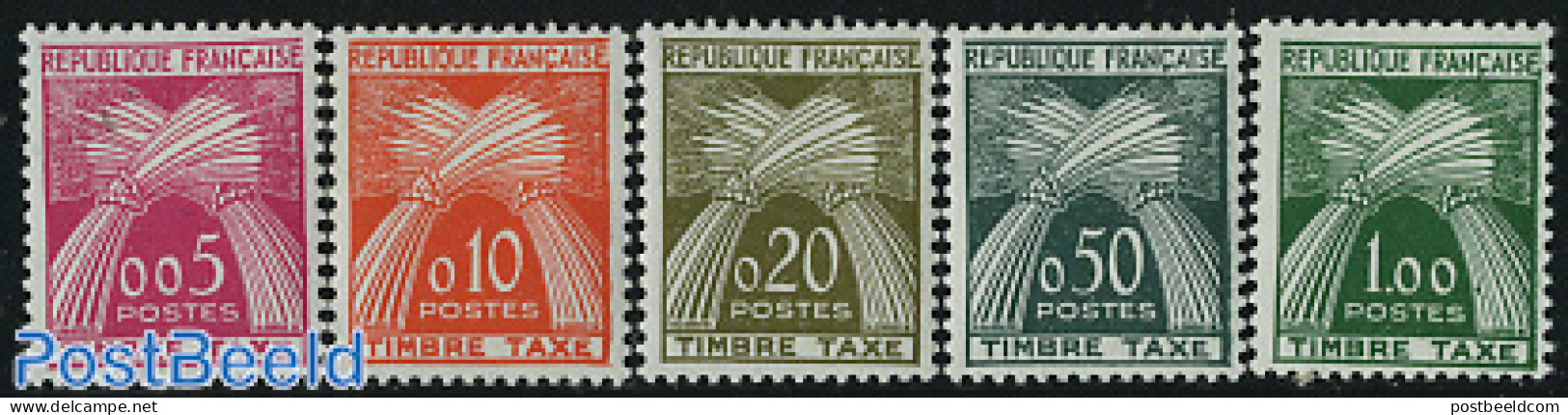 France 1960 Postage Due 5v, Unused (hinged) - Other & Unclassified