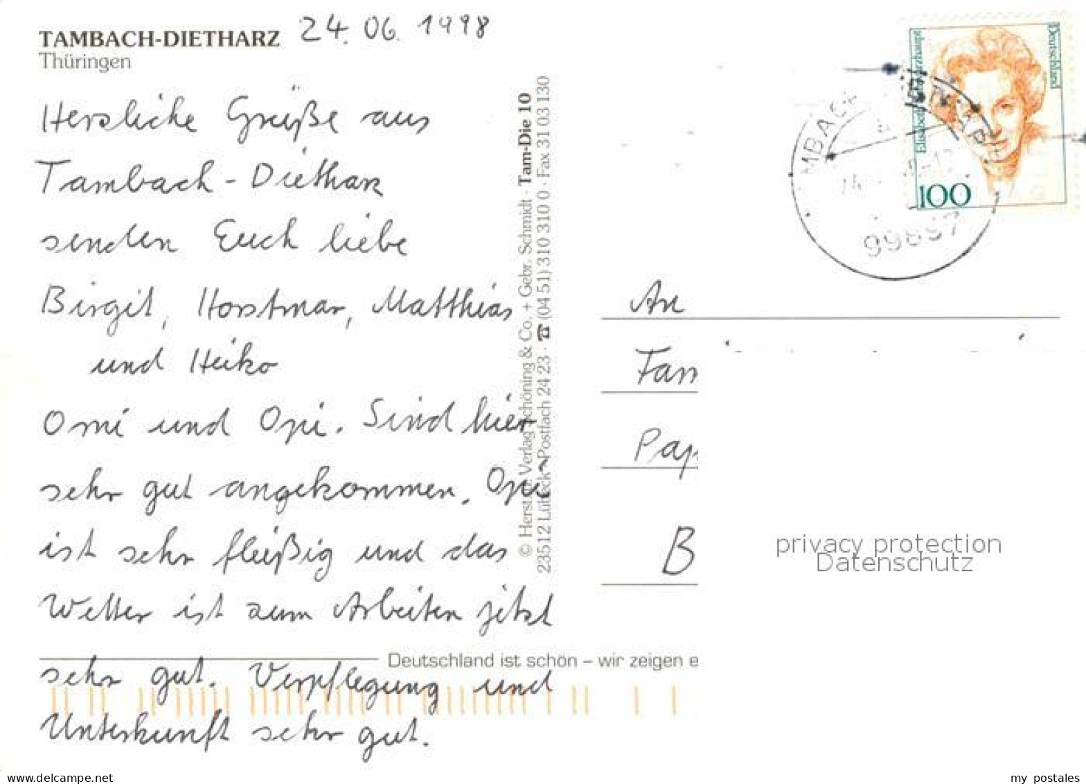 72639700 Tambach-Dietharz Panorama Hoegstrasse Alte Talsperre Wappen Tambach-Die - Tambach-Dietharz