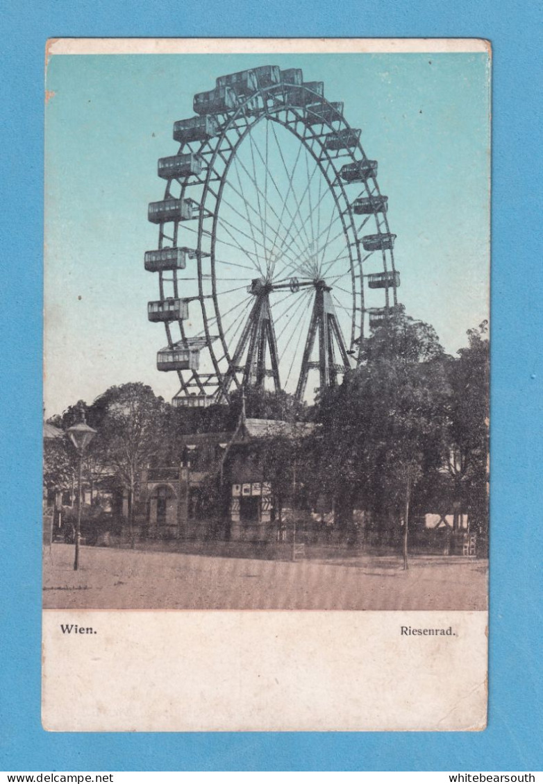 641 AUSTRIA VIENA WIENER RIESENRAD NORIA DE VIENA RARE POSTCARD - Prater