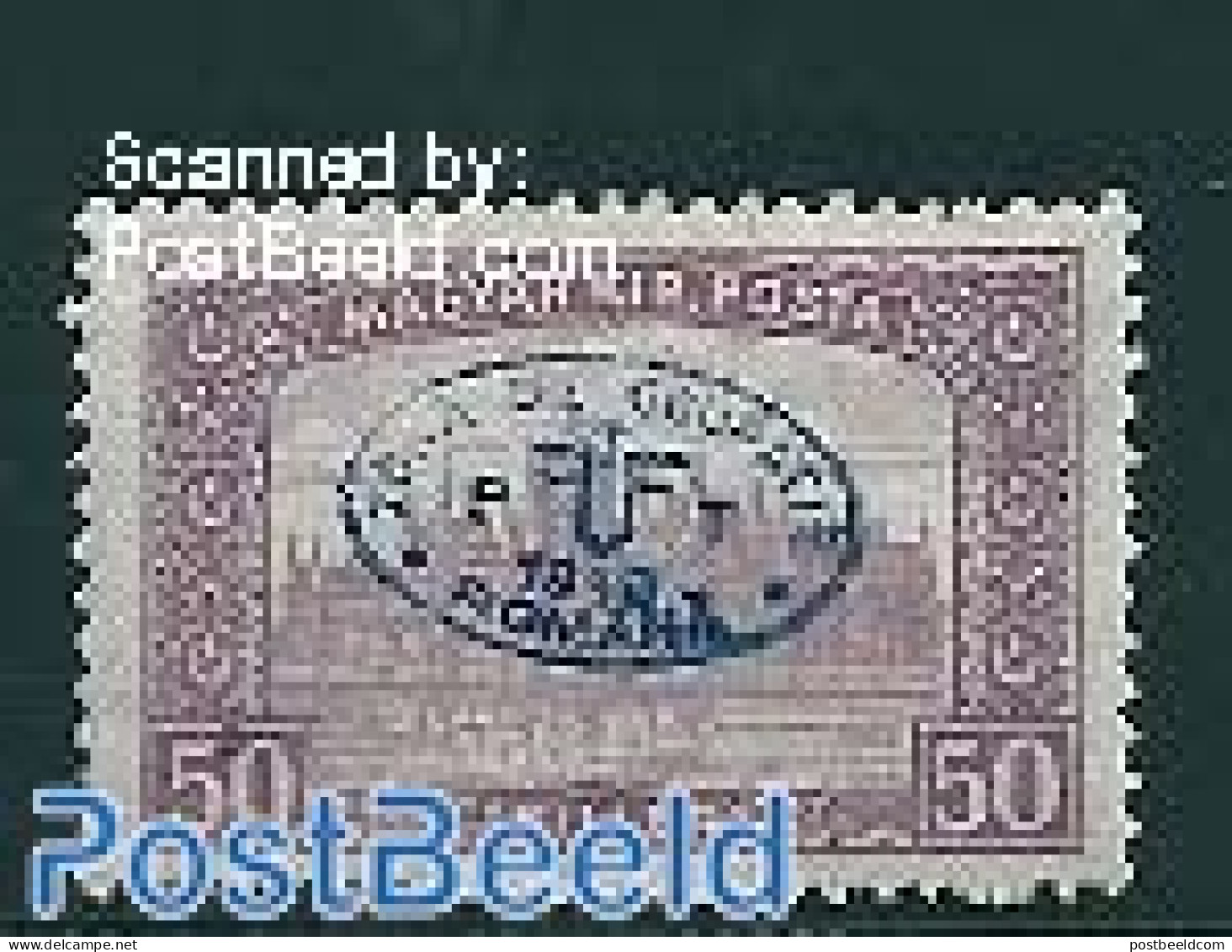 Hungary 1919 Debrecen, 50f, Stamp Out Of Set, Unused (hinged) - Unused Stamps