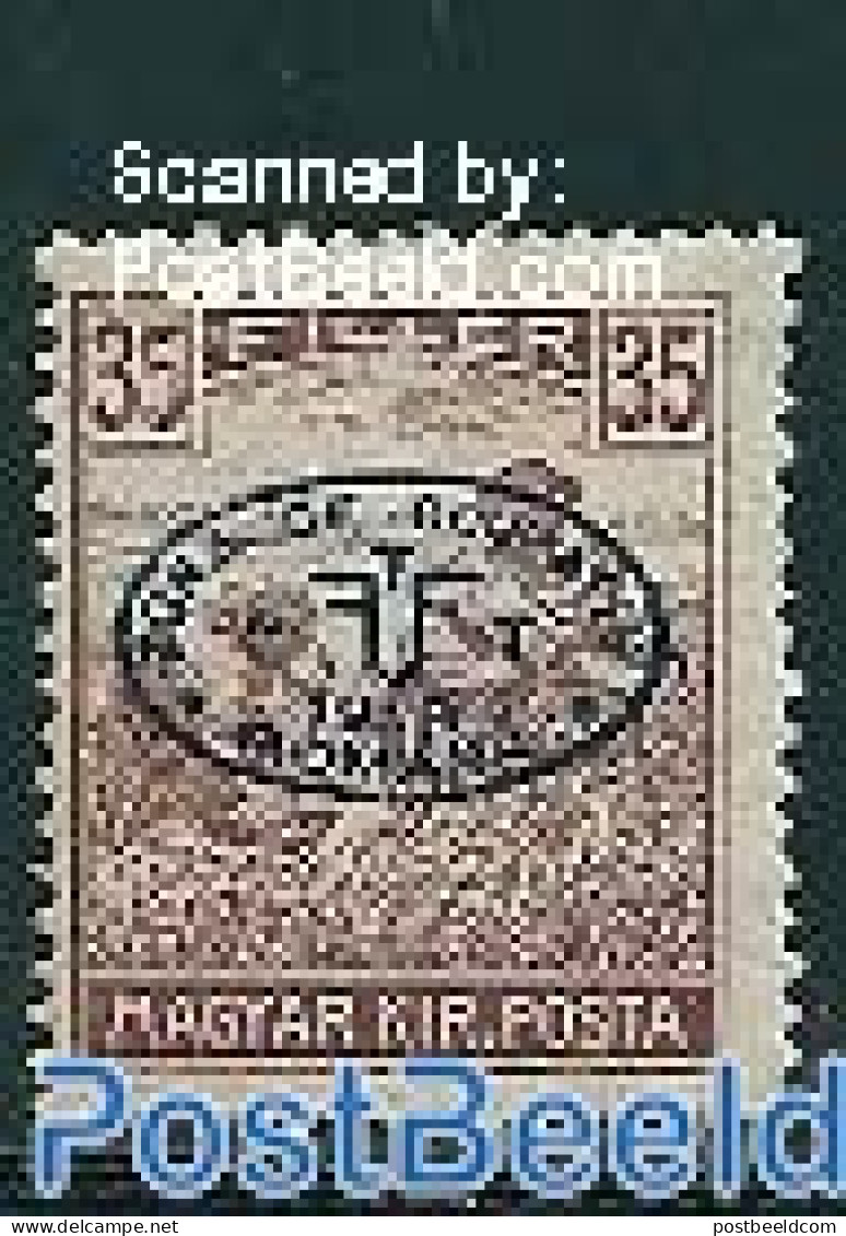 Hungary 1919 Debrecen, 35f, Stamp Out Of Set, Unused (hinged) - Neufs