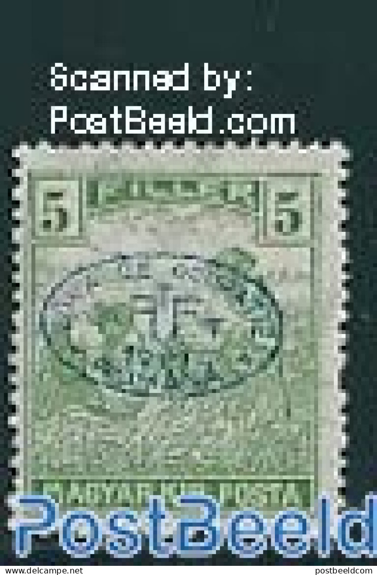 Hungary 1919 Debrecen, 5f, Stamp Out Of Set, Unused (hinged) - Unused Stamps