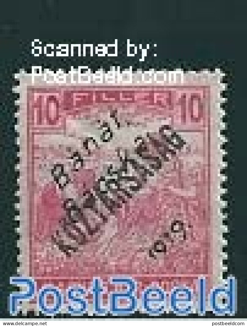 Hungary 1919 Banat Bacska, 10f, Stamp Out Of Set, Unused (hinged) - Unused Stamps