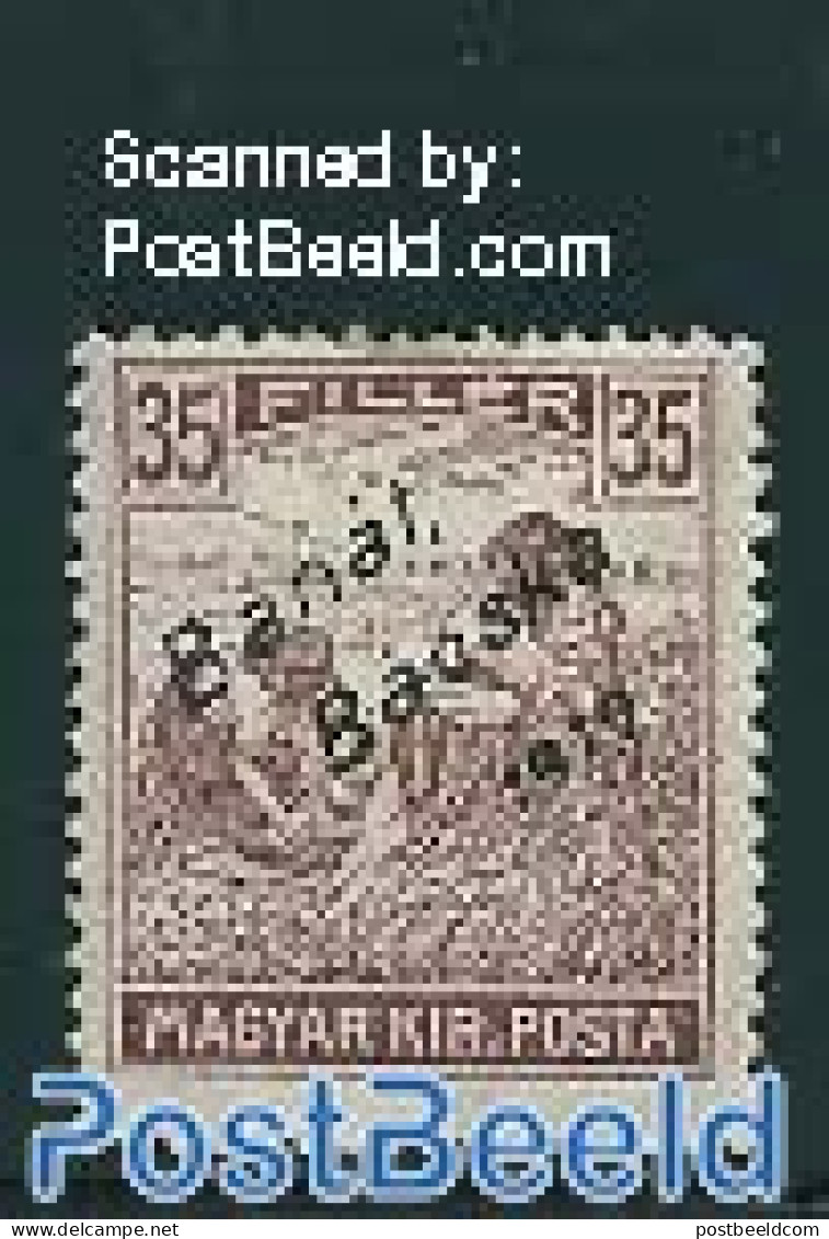 Hungary 1919 Banat Bacska, 35f, Stamp Out Of Set, Unused (hinged) - Nuevos