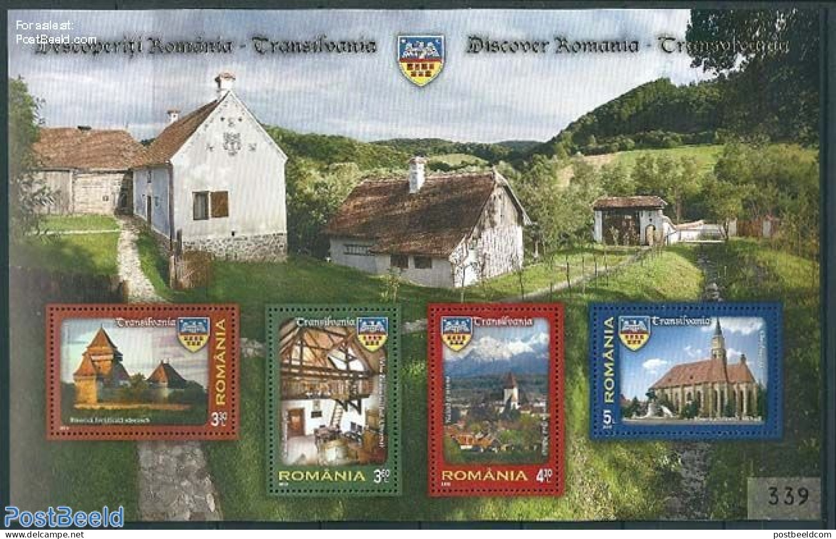 Romania 2013 Transylvania Special S/s, Mint NH, Religion - Churches, Temples, Mosques, Synagogues - Art - Castles & Fo.. - Ungebraucht