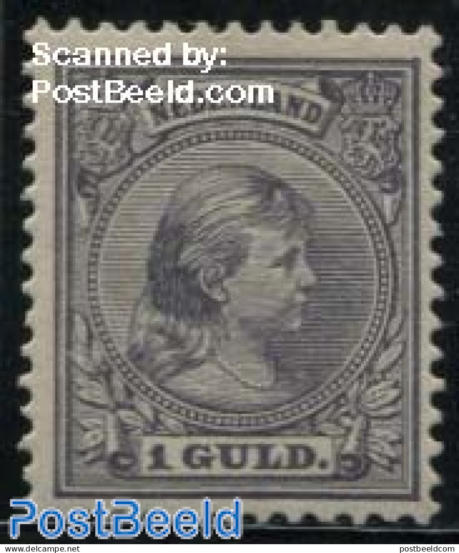 Netherlands 1891 1gld, Stamp Out Of Set, Unused (hinged) - Unused Stamps