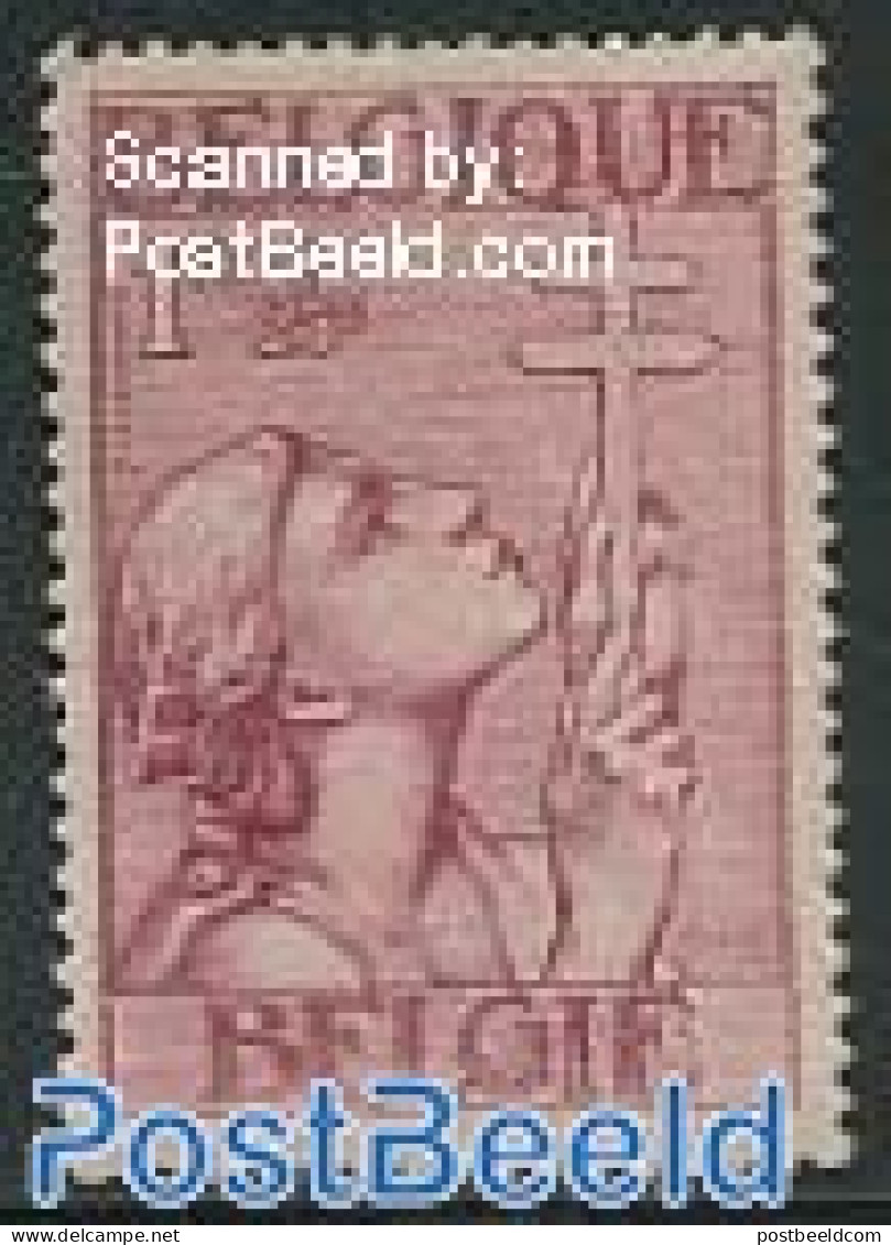 Belgium 1933 1F, Stamp Out Of Set, Unused (hinged) - Unused Stamps