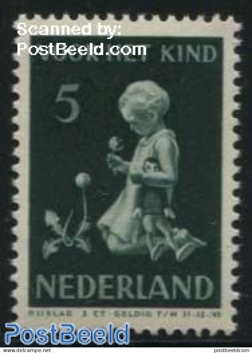 Netherlands 1940 5c, Stamp Out Of Set, Mint NH, Nature - Flowers & Plants - Unused Stamps