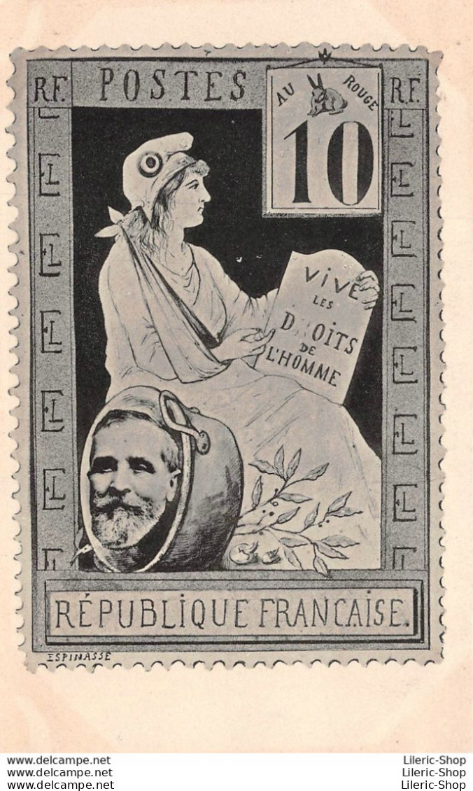 CPA Précurseur Politique Caricature Satirique  - Émile Loubet, Président Français - Signé ESPINASSE - Satirical