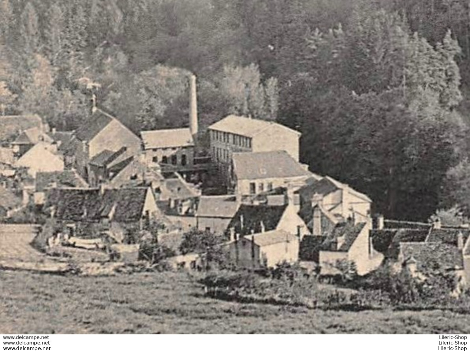 COUSIN LE PONT (89) CPA ±1910 - LES USINES - VUE PRISE DU PONT DE LA CÔTE GALLY- - Avallon