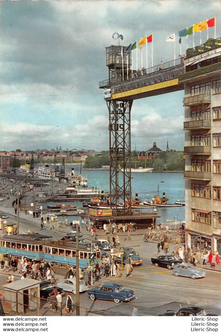 STOCKHOLM  CPSM  1965  - Katarinahissen. Restaurang Gondolen - Sweden