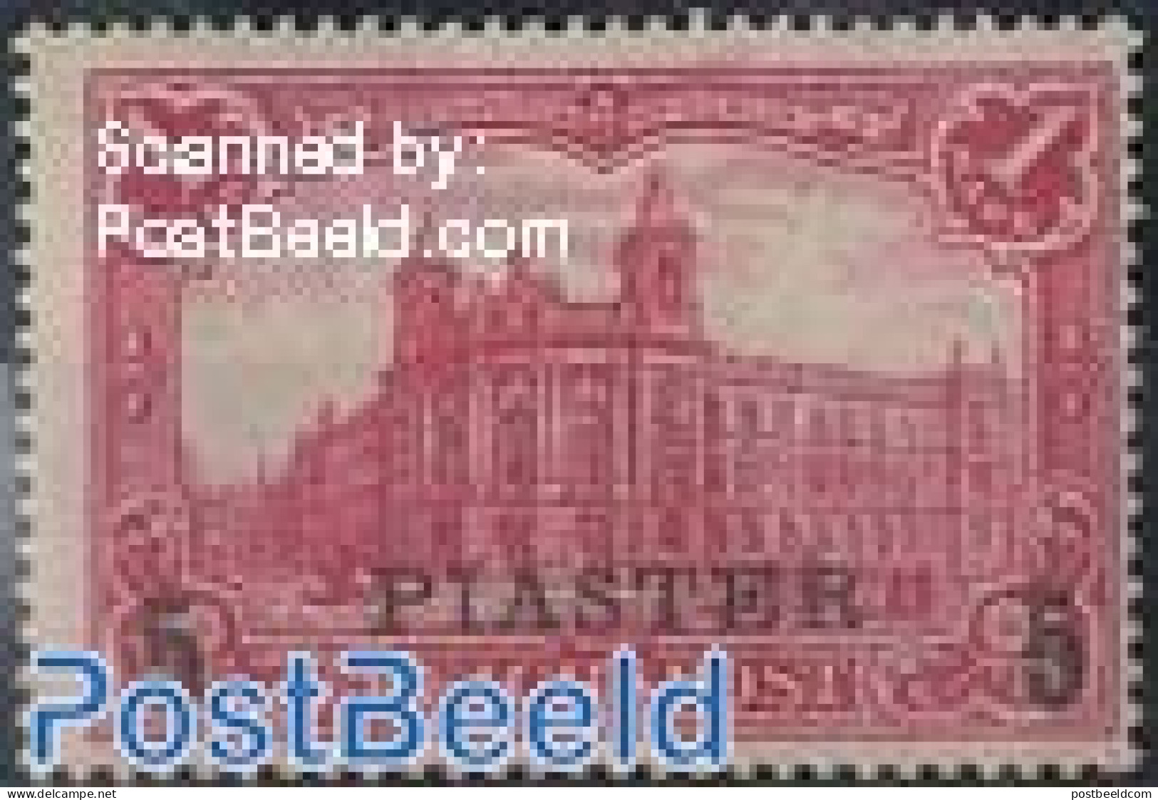 Türkiye 1900 German Post, 5Pia, Dark Red, Overpr Without Serifs, Mint NH - Other & Unclassified