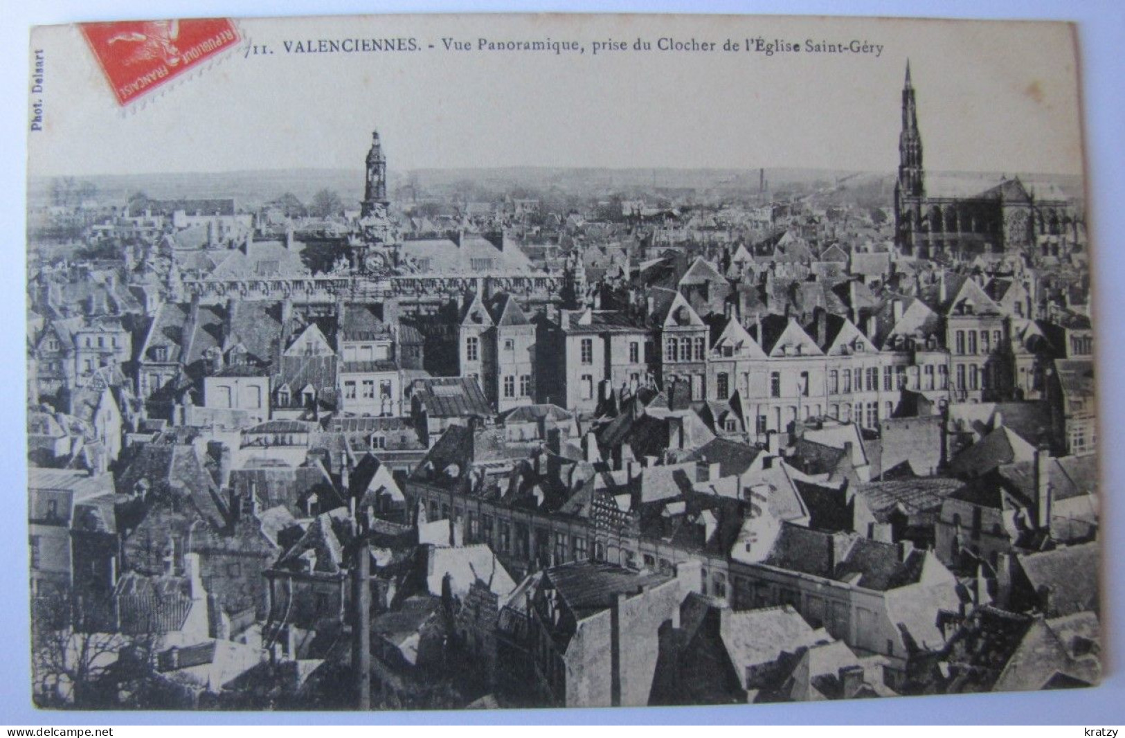 FRANCE - NORD - VALENCIENNES - Vue Panoramique, Prise Du Clocher De L'Eglise Saint-Géry - 1912 - Valenciennes