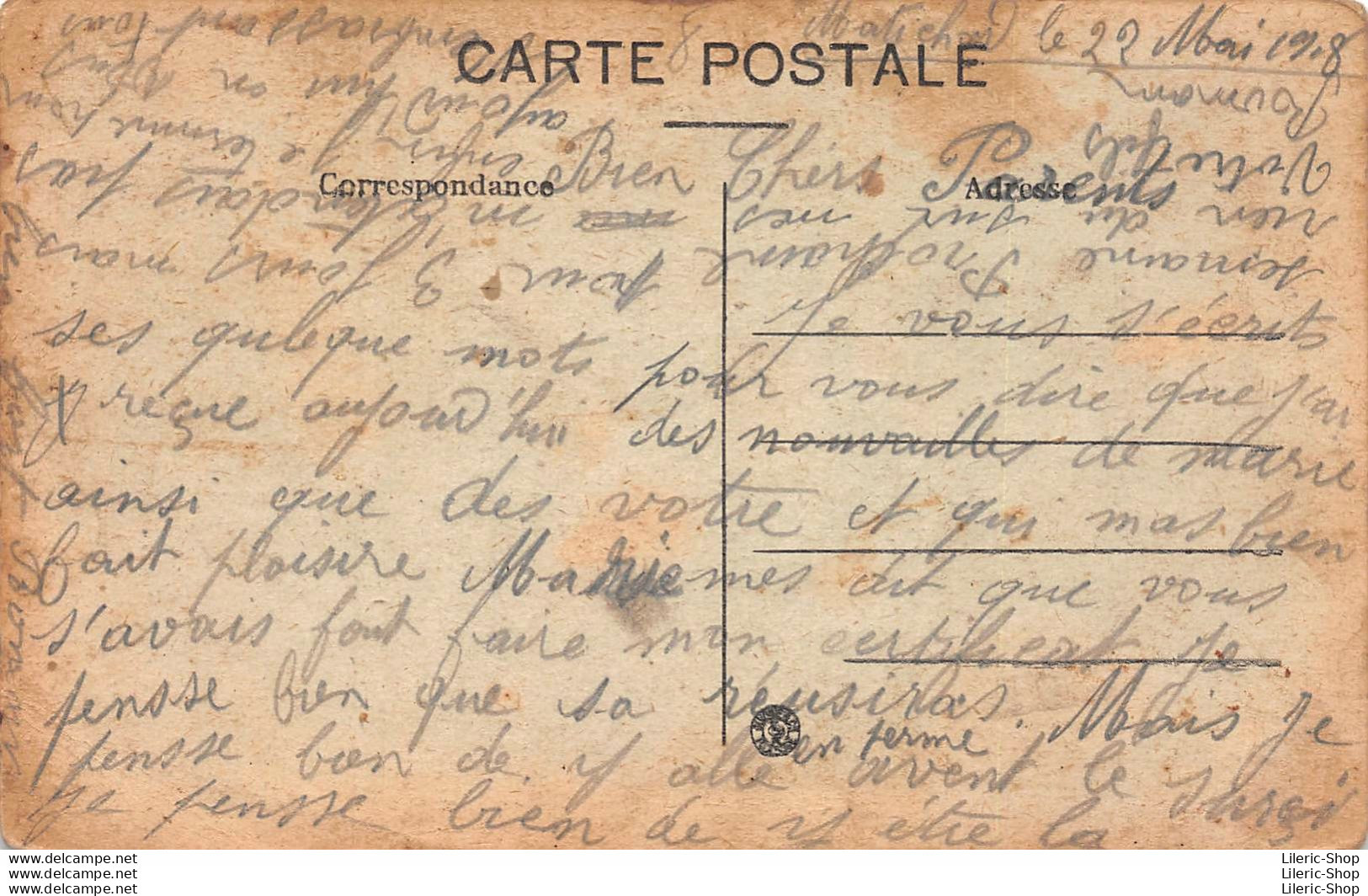 SAINT-GERMAIN-LAVAL (42) CPA 1918 - La Gare - Les Ateliers - - Saint Germain Laval