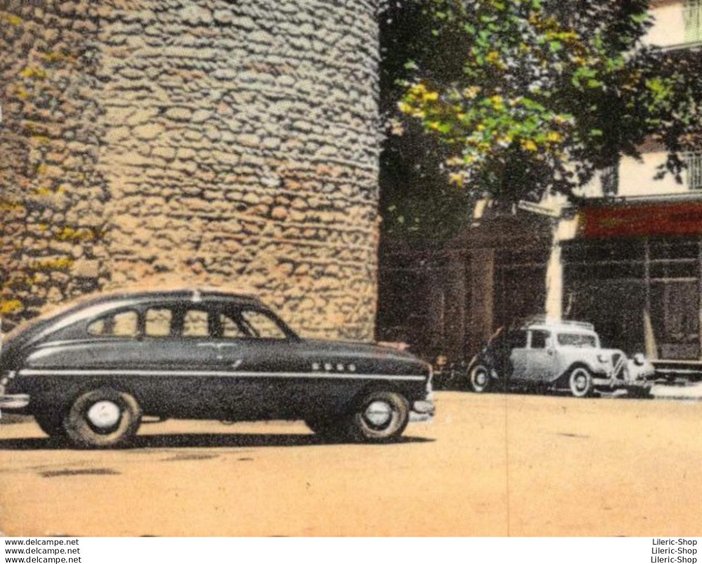 TLEMCEN (ALGÉRIE) - CPSM ±1950 Grand Hôtel "Le MOGHREB " - Automobiles Saab 92 - Citroën Traction -  Éd. CAP - Tlemcen