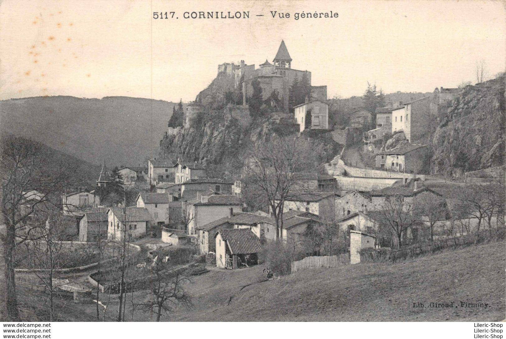 CORNILLON (42) CPA 1910 - Vue Générale - Éditions GIROUD 5117 - Other & Unclassified