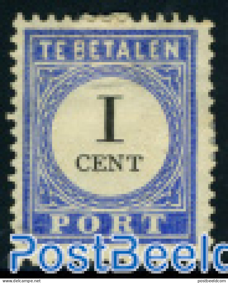 Netherlands 1894 1c, Type III, Stamp Out Of Set, Mint NH - Postage Due