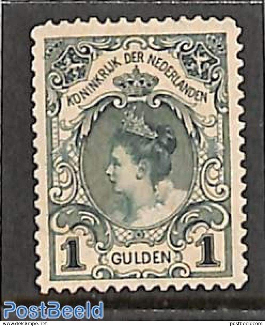 Netherlands 1898 Coronation 1v [Kroningsgulden], Unused (hinged), History - Kings & Queens (Royalty) - Unused Stamps