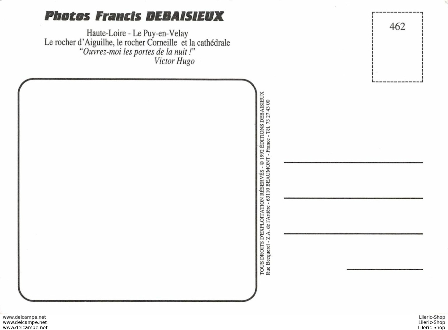 FRANCIS DEBAISIEUX ▬ 2 CPM DU PUY EN VELAY - Altri & Non Classificati