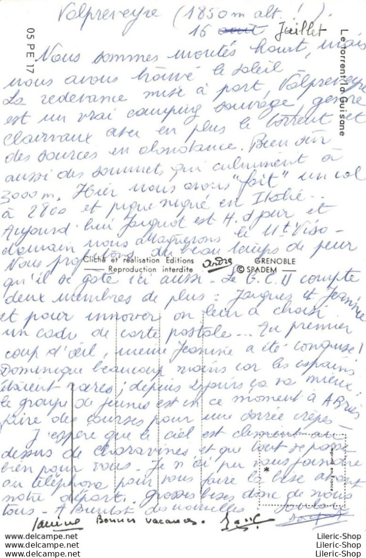 QUEYRAS - Environs De Valpréveyre (05) - Le Torrent La Guisane - Troupeau De Vaches Pâturages - Éd. ANDRÉ - Sonstige & Ohne Zuordnung