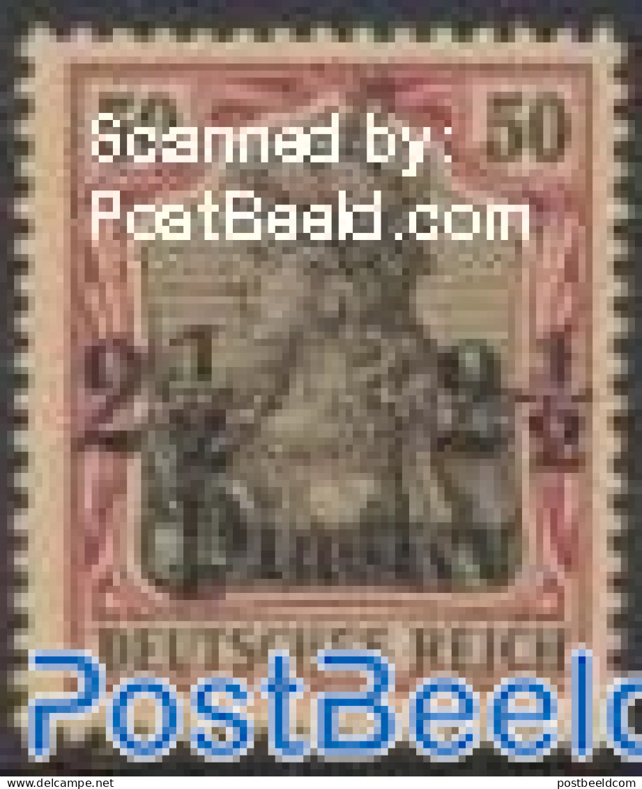 Türkiye 1905 2.5Pia, German Post, Stamp Out Of Set, Unused (hinged) - Autres & Non Classés