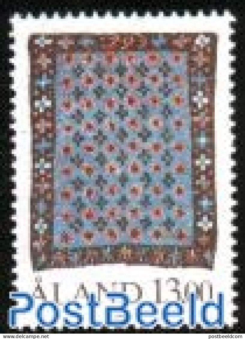 Aland 1990 Carpet 1v, Mint NH, Various - Textiles - Textiel