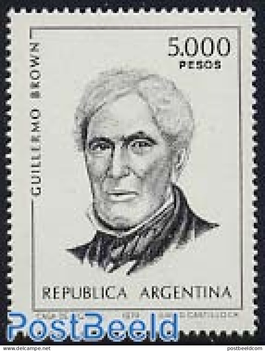 Argentina 1980 Definitive 1v, G. Brown, Mint NH - Neufs