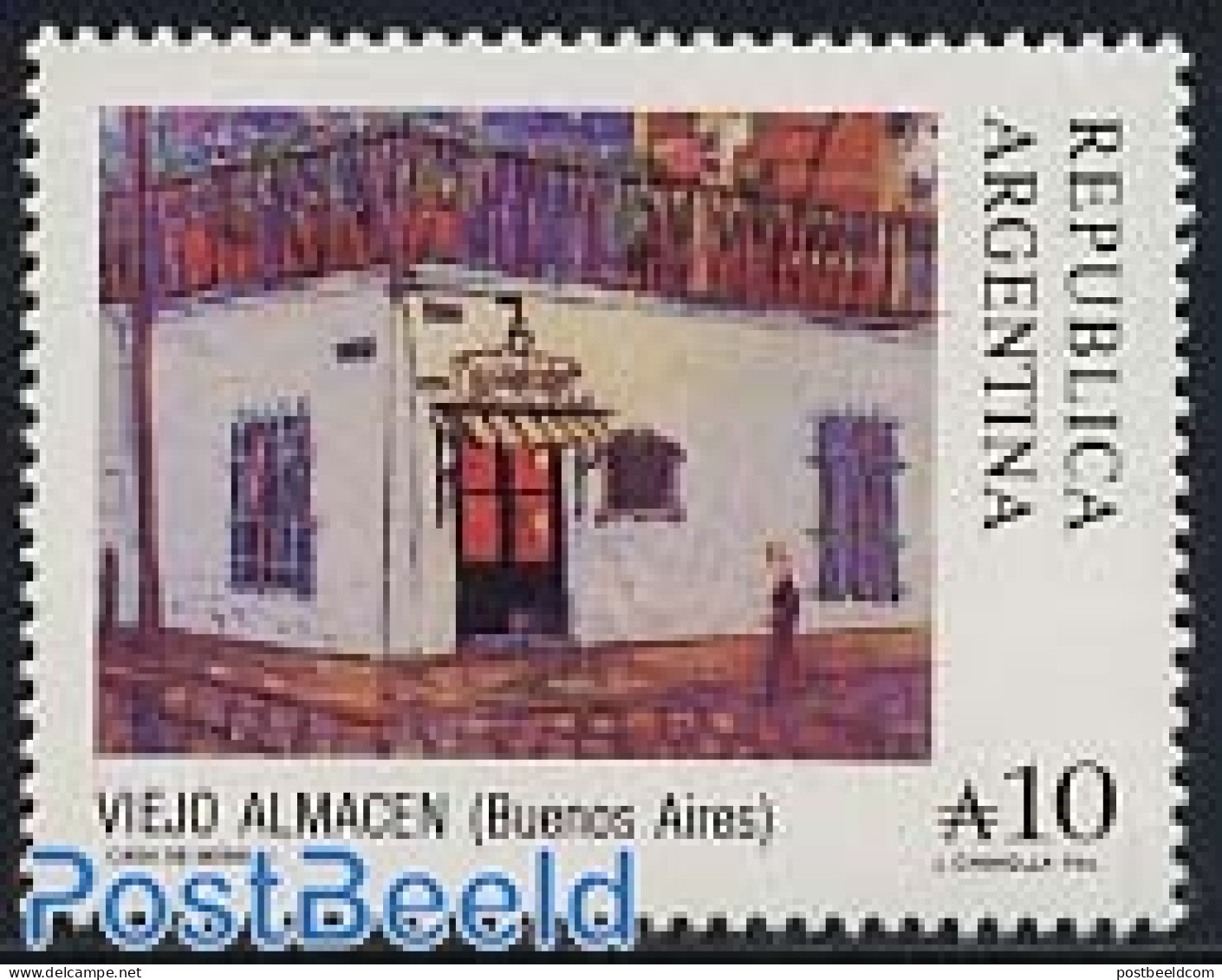 Argentina 1988 Tourism 1v, Viejo Almacen In Stead Of El Viejo Alm, Mint NH, Various - Tourism - Neufs