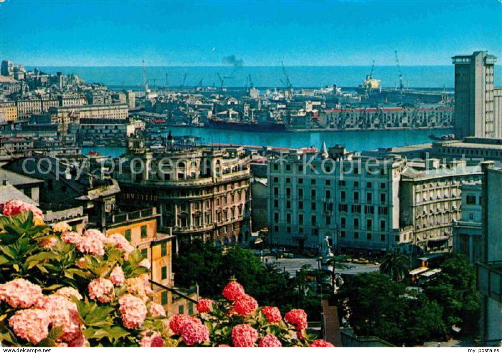72639573 Genova Genua Liguria Piazza Acquaverde E Porto Platz Denkmal Hafen Geno - Otros & Sin Clasificación