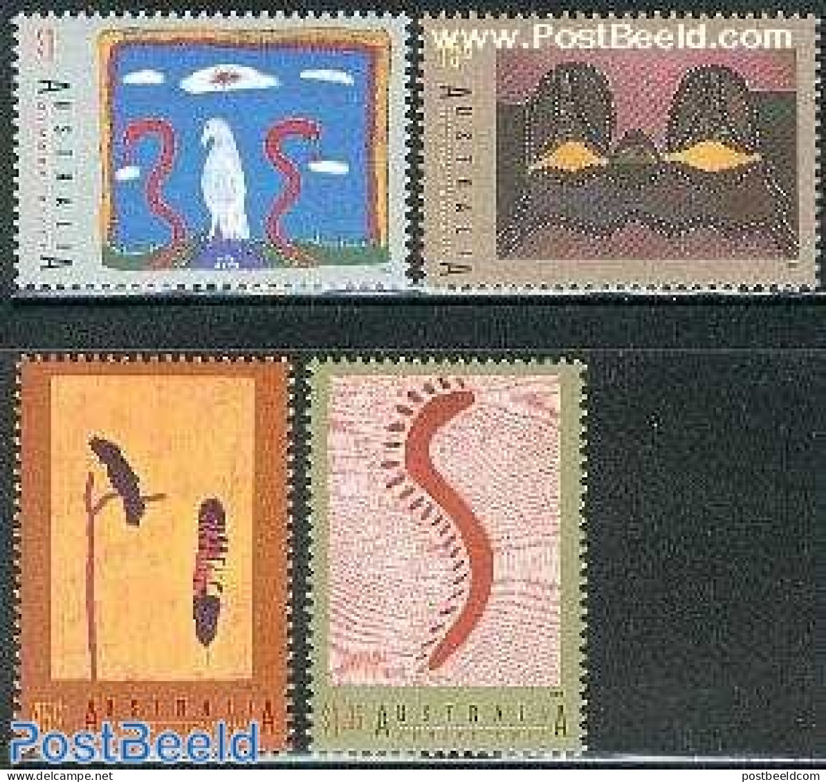 Australia 1993 Aboriginals Year 4v, Mint NH, Art - Modern Art (1850-present) - Ungebraucht