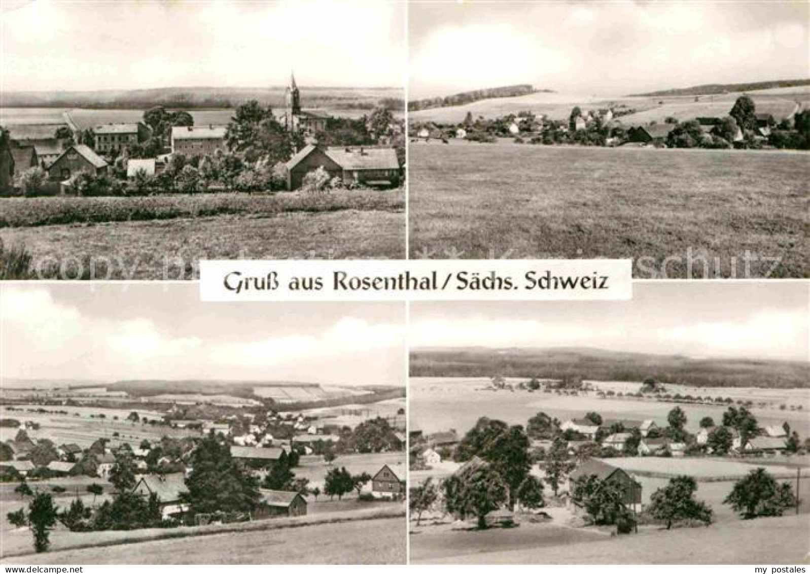 72639569 Rosenthal-Bielatal Ortsansicht Mit Kirche Landschaftspanorama Rosenthal - Rosenthal-Bielatal