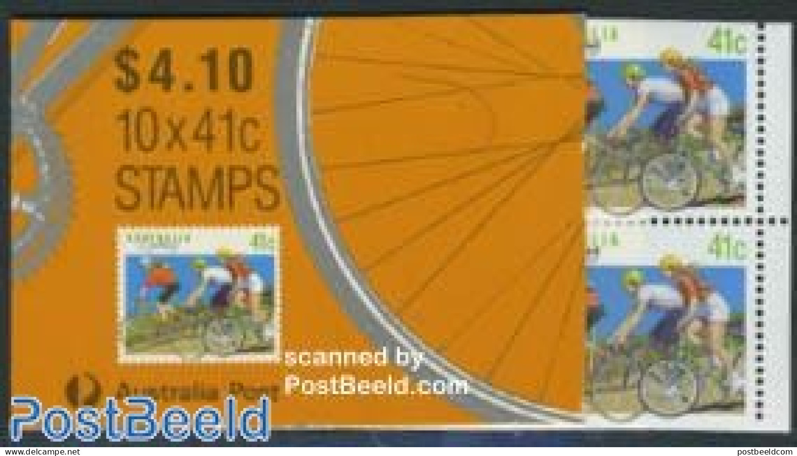 Australia 1990 Cycling Booklet, Mint NH, Sport - Cycling - Sport (other And Mixed) - Stamp Booklets - Unused Stamps